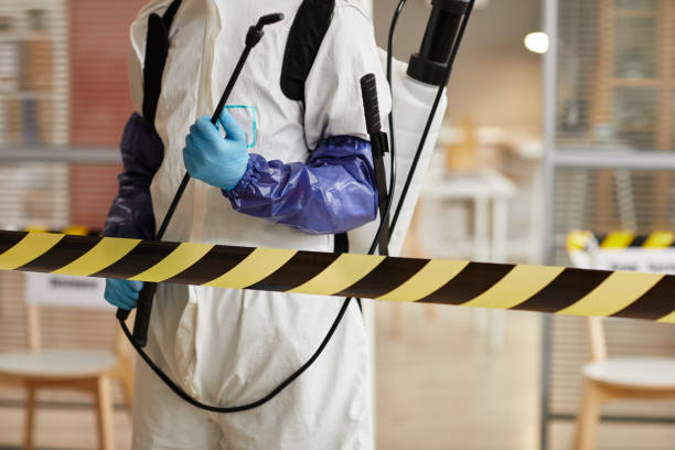Professional Biohazard Cleanup technician working in Neola, UT